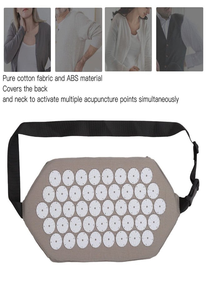 ZJchao Acupressure Set, Acupressure Massage Belts Wrap Acupuncture Massage Belt Stress Reduce Pain Reduce Waist Acupuncture Mat for Home Outdoor Adults Women Man Back Pain Strap - Image 3